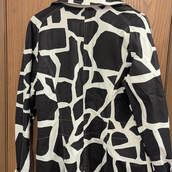 Elliott Lauren Giraffe Print Jacket with Buttons, Belt, Pockets-Size 10 - Picture 4 of 4